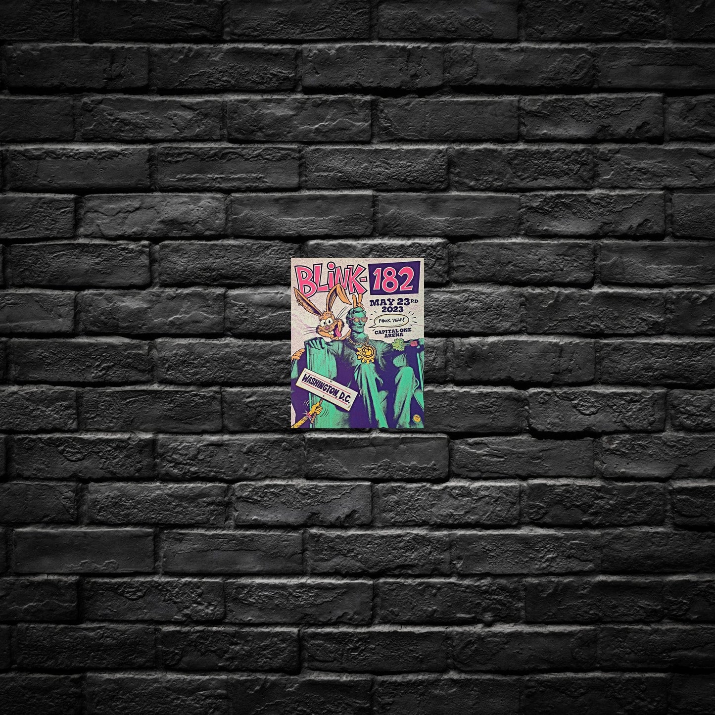 Gelato Aluminum Sign Blink 182- Aluminum Retro Music Print