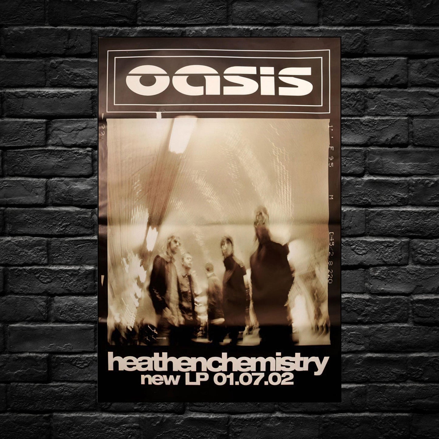 Gelato Aluminum Sign Oasis Aluminum Retro Music Print