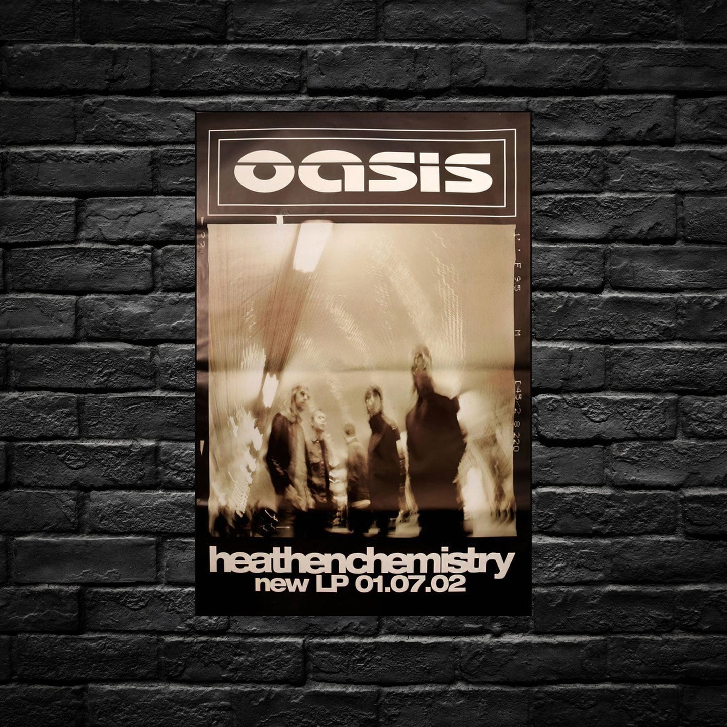 Gelato Aluminum Sign Oasis Aluminum Retro Music Print