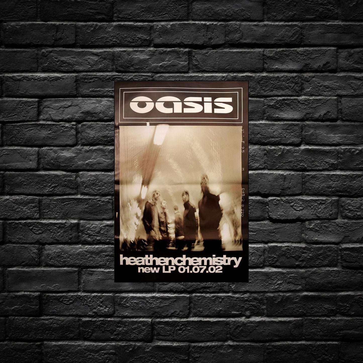 Gelato Aluminum Sign Oasis Aluminum Retro Music Print