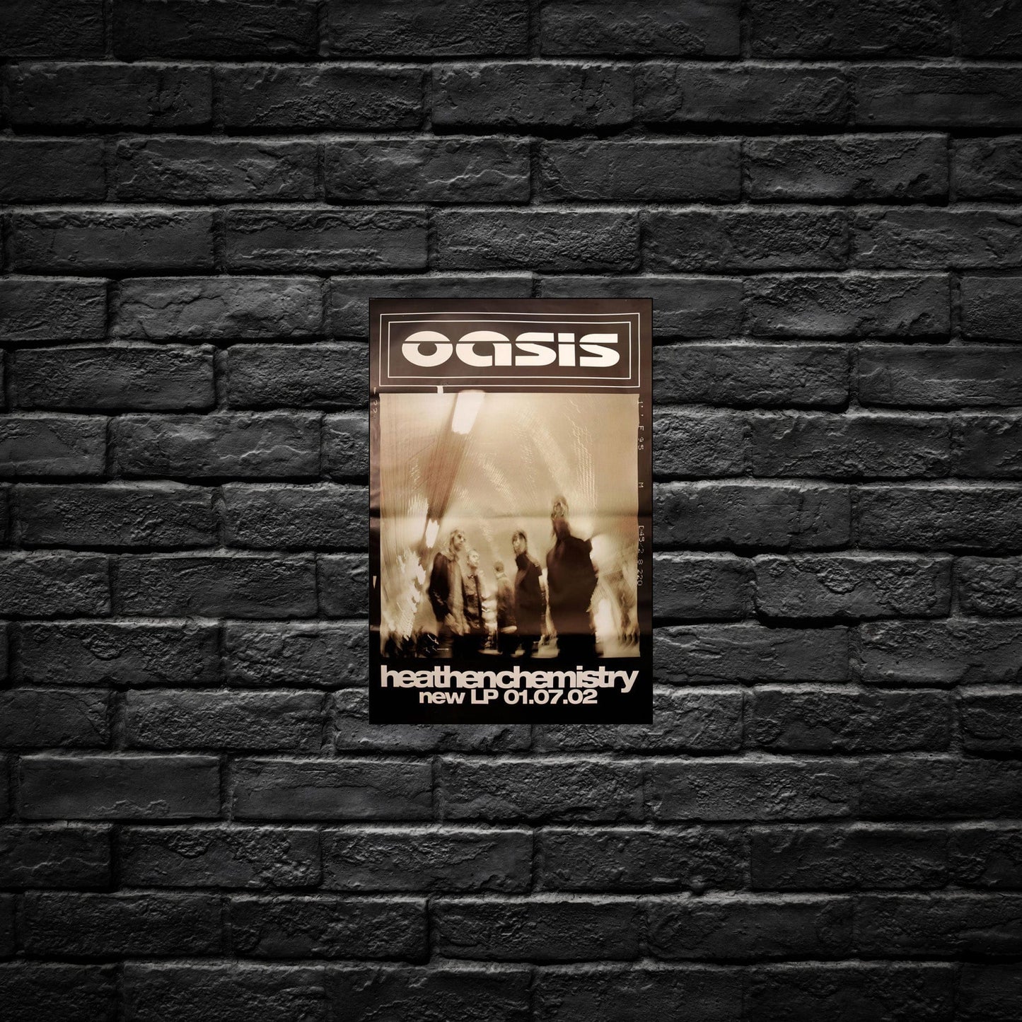 Gelato Aluminum Sign Oasis Aluminum Retro Music Print