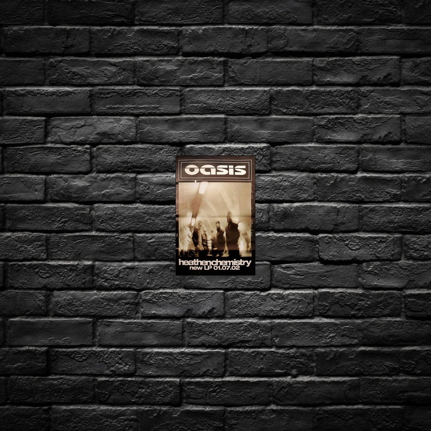 Gelato Aluminum Sign Oasis Aluminum Retro Music Print