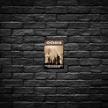 Gelato Aluminum Sign Oasis Aluminum Retro Music Print