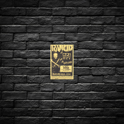 Gelato Aluminum Sign Rancid Aluminum Tour Print